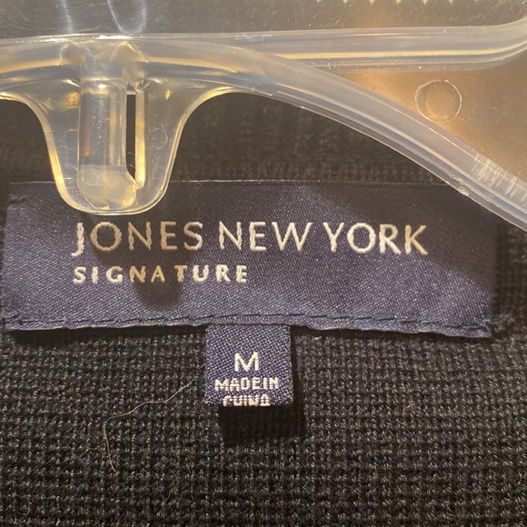 Jones of New York cardigan. Black. Size M - Picture 5 of 7